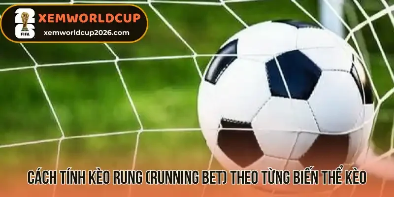 Cách tính kèo rung (Running Bet) theo từng biến thể kèo