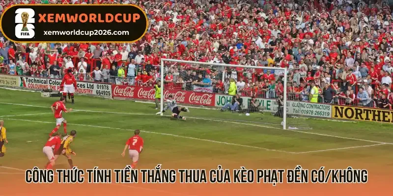 Công thức tính tiền thắng thua của kèo phạt đền có/không?