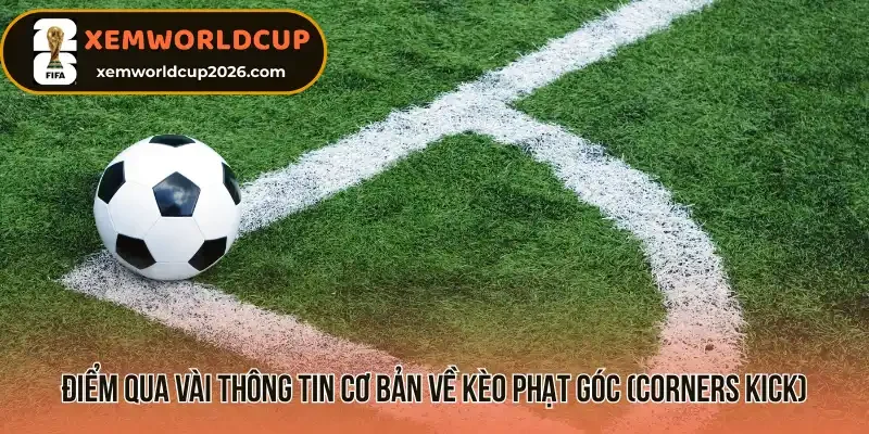 Điểm qua vài thông tin cơ bản về kèo phạt góc (corners kick)