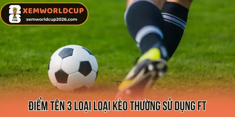 Điểm tên 3 loại loại kèo thường sử dụng FT