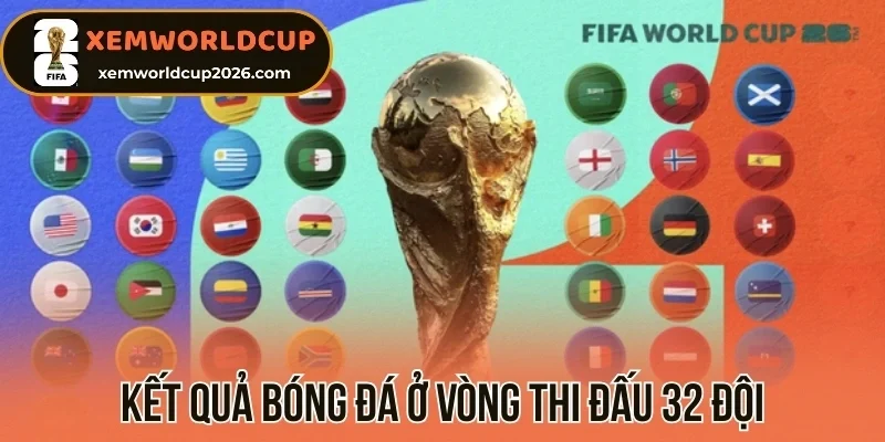 Kết quả bóng đá ở vòng thi đấu 32 đội