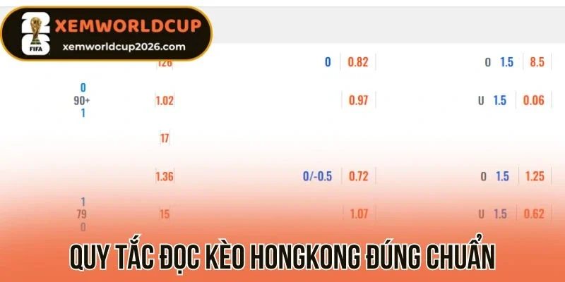 Quy tắc đọc kèo Hongkong đúng chuẩn