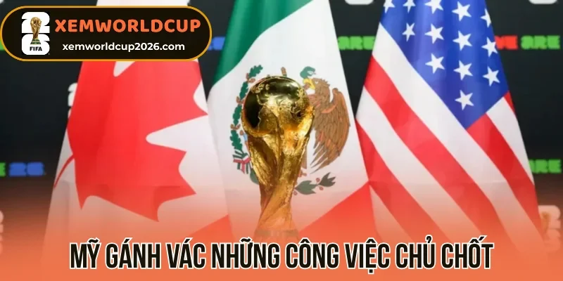 Mỹ gánh vác những công việc chủ chốt