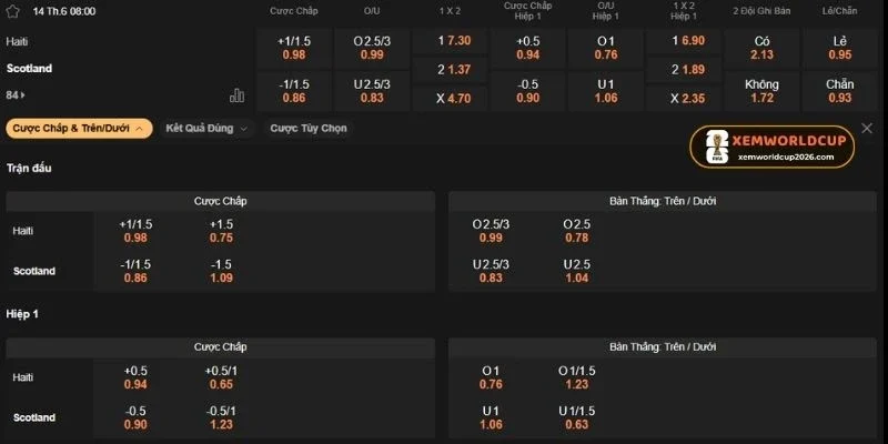 Chọn Scotland thắng khi nhận định odds châu Âu