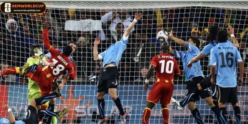 Sơ đồ ra sân của Anh vs Ghana