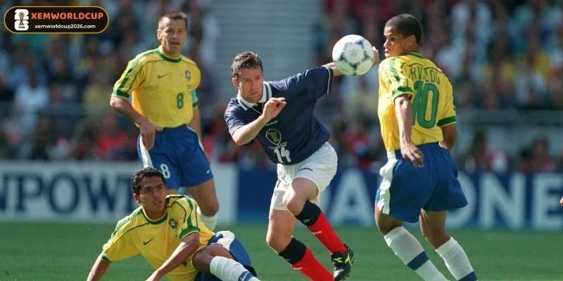 Sơ đồ ra sân trận so tài giữa Scotland vs Brazil
