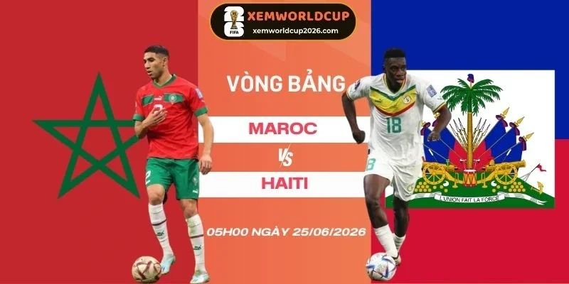soi kèo Maroc vs Haiti - Bảng C World Cup 05h00 25/06/2026